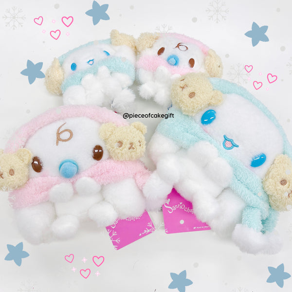 Sanrio Cinnamoroll Winter Earmuff Stuffed Toy Mascot Plush Doll