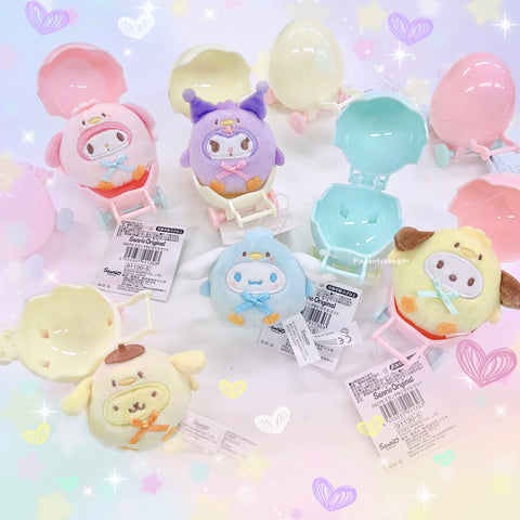 Sanrio Characters Egg Baby Cart Set
