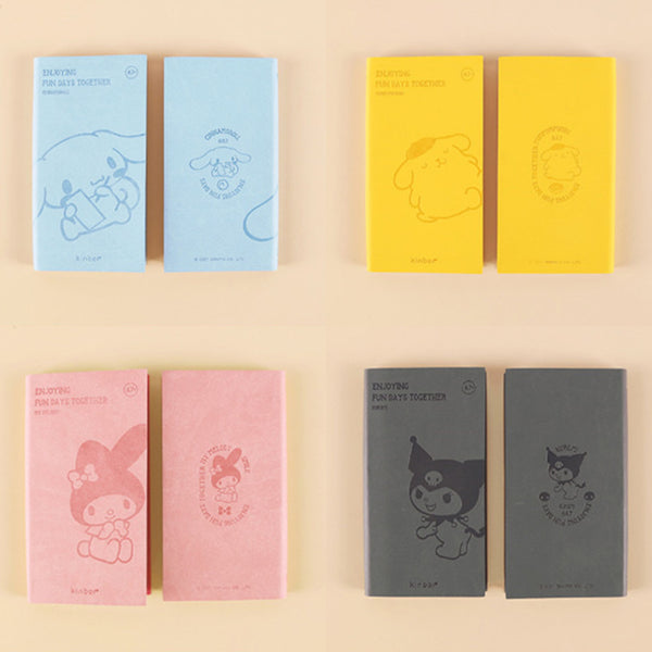 Miniso x Sanrio PU Leather Pocket Notebook Planner