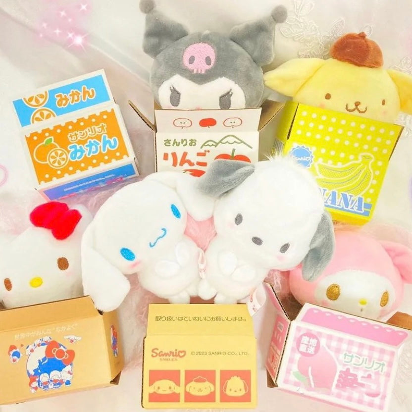 Sanrio Characters Kitty Cat in The Box Mascot Set