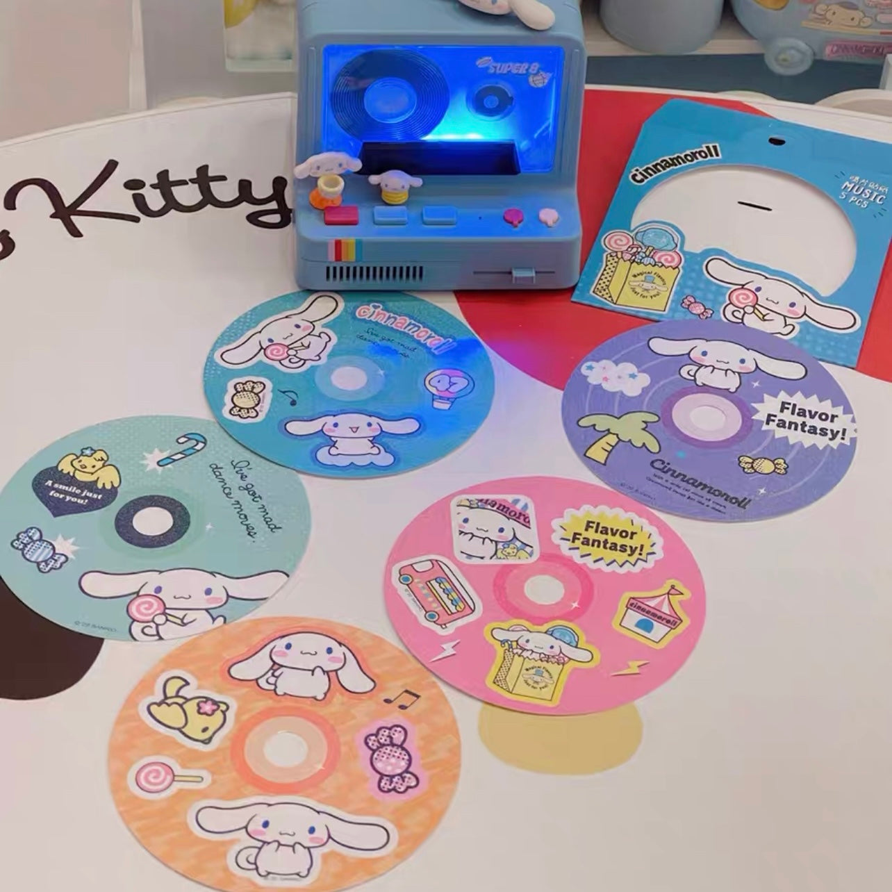 Sanrio Characters Decorative CD Stickers Pack
