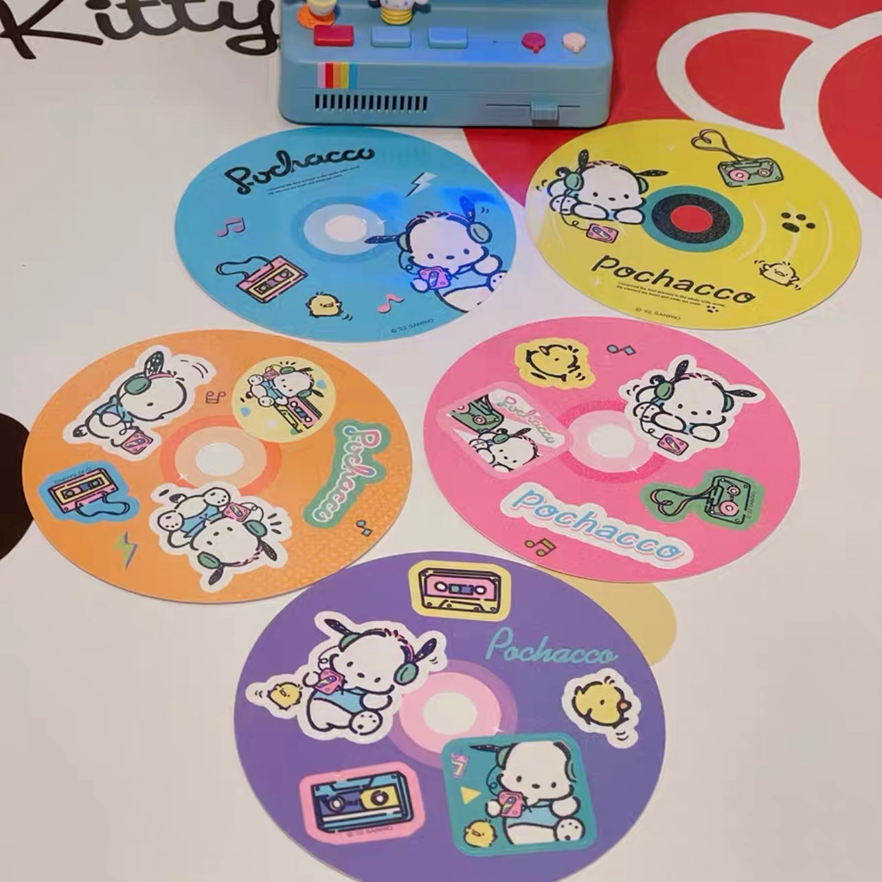 Sanrio Characters Decorative CD Stickers Pack
