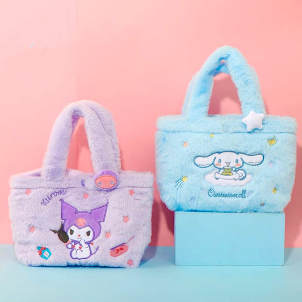 Sanrio x Miniso Furry Embroidery Hand Bag