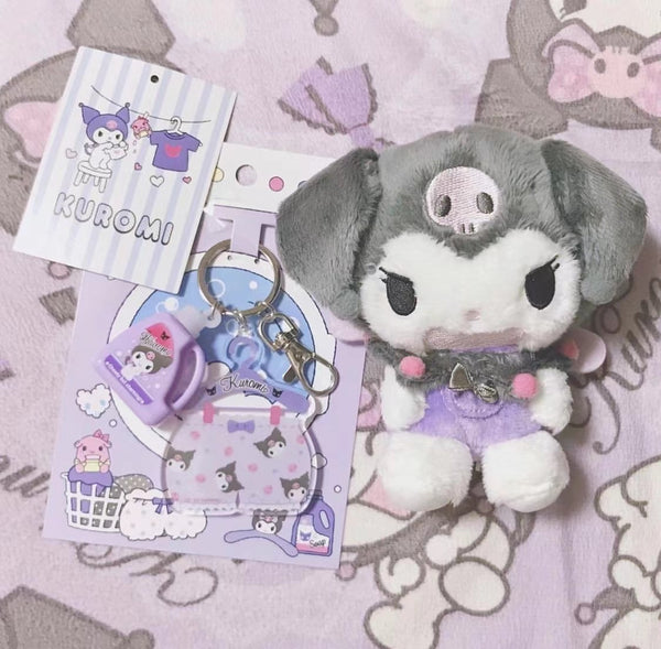 Sanrio Kuromi Laundry Day Acrylic Keychain