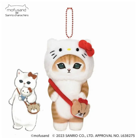 Sanrio x Mofusand Hello Kitty Cat Mascot Plush