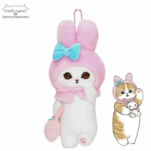 Sanrio x Mofusand My Melody Cat Mascot Plush