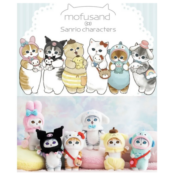 Sanrio x Mofusand Pompompurin Cat Mascot Plush