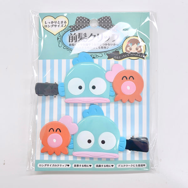 Sanrio Hangyodon Big Hair Clip Set