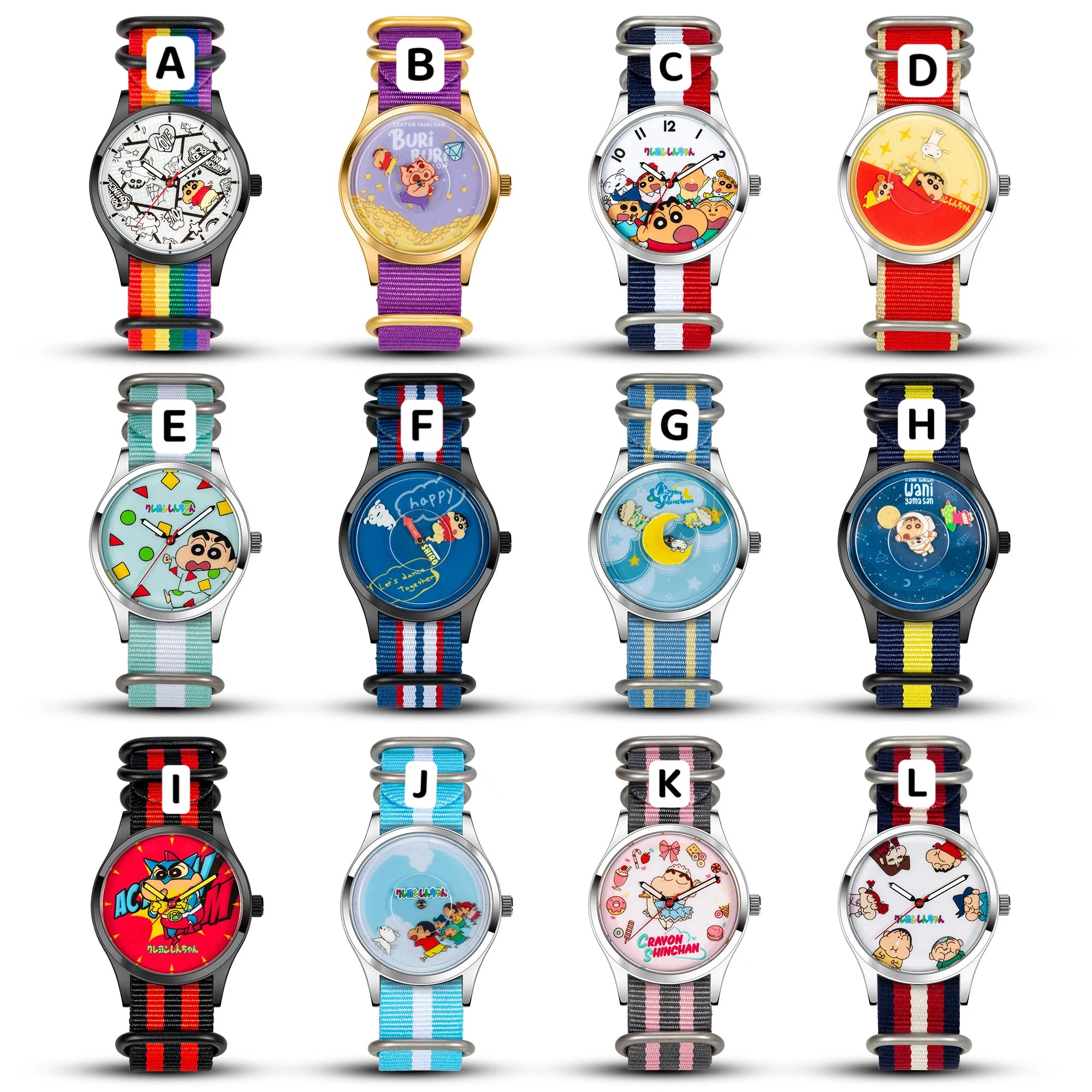 KIGOMI Crayon Shin Chan Watches Pieceofcake0716