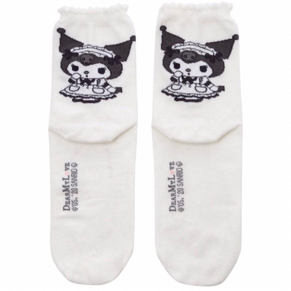 Sanrio x DearMyLove Kuromi Cotton Crew Socks