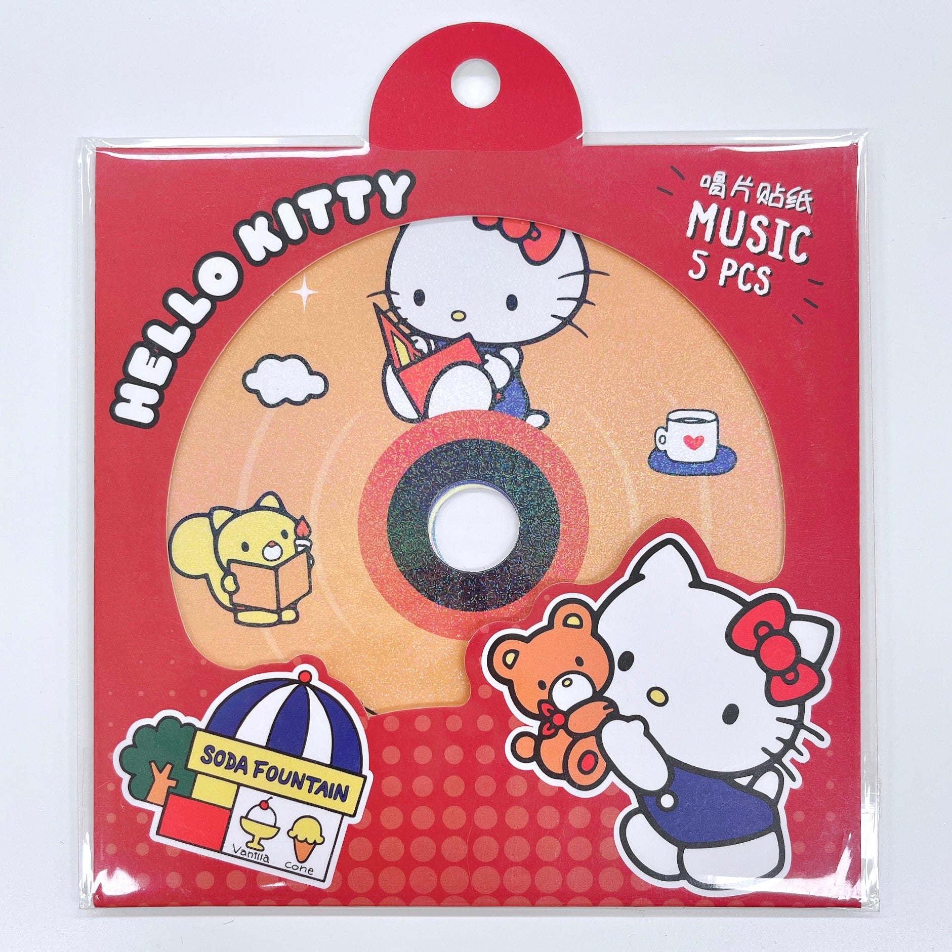 Sanrio Characters Decorative CD Stickers Pack