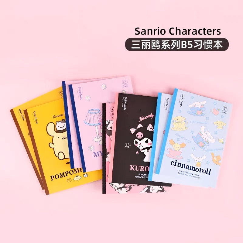 Sanrio Characters B5 Notebook Set of 2