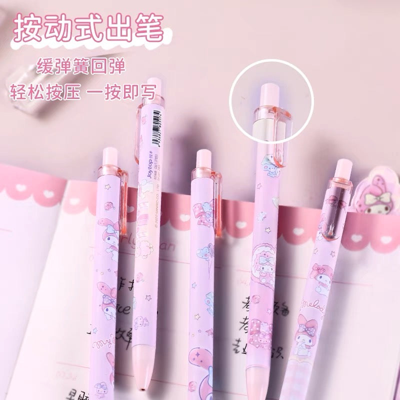 Sanrio My Melody Black Ballpoint Pen Set of 5