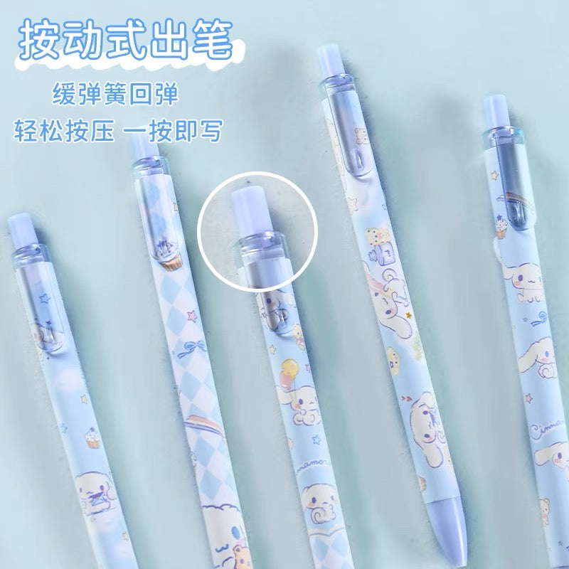 Sanrio Cinnamoroll Black Ballpoint Pen Set of 5