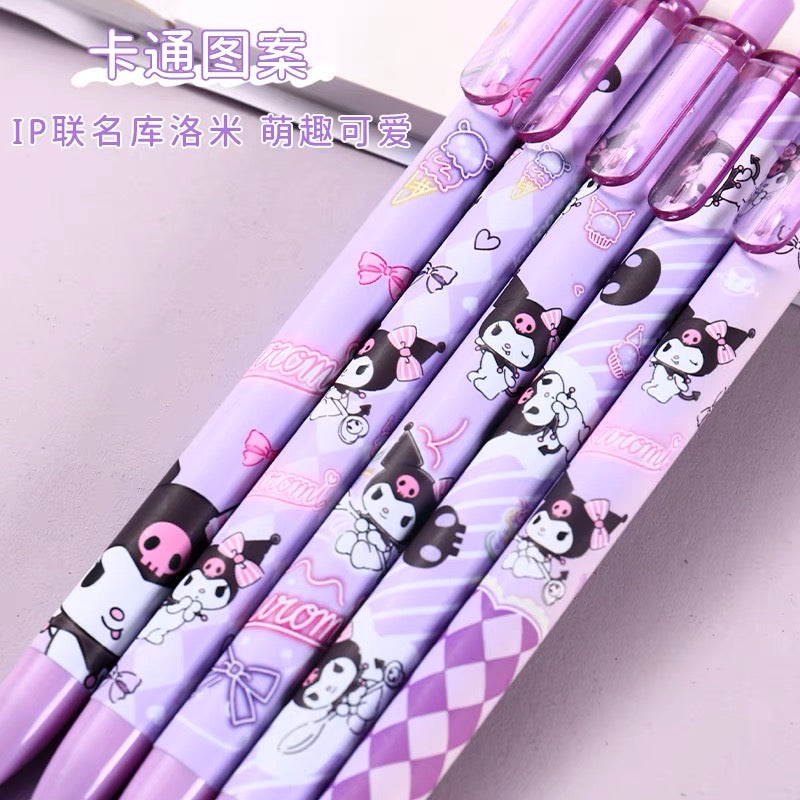 Sanrio Kuromi Black Ballpoint Pen Set of 5