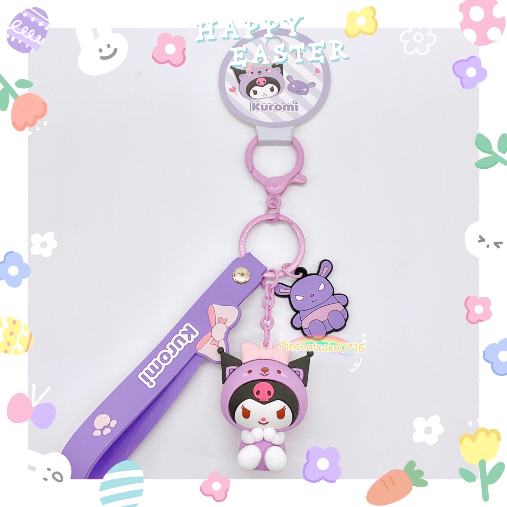 Sanrio x Miniso Kuromi Costume Figure Keychain