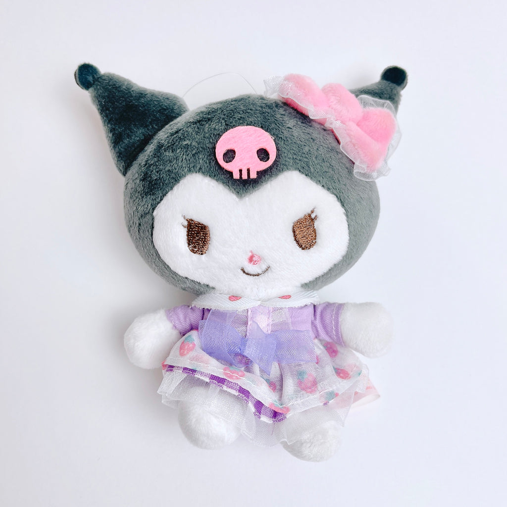 Kuromi Flower Dress Plush Mascot