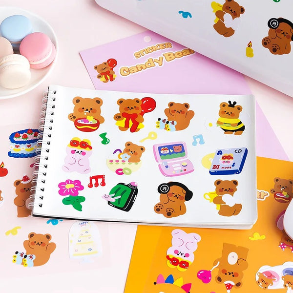 Kawaii Bear Decorative Stickers