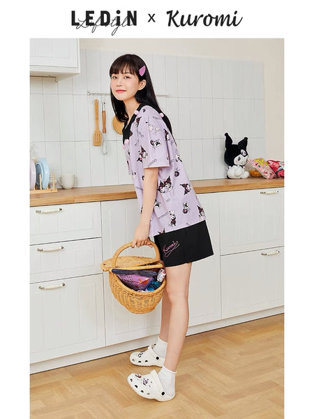 Kuromi Pajama Loungewear Set