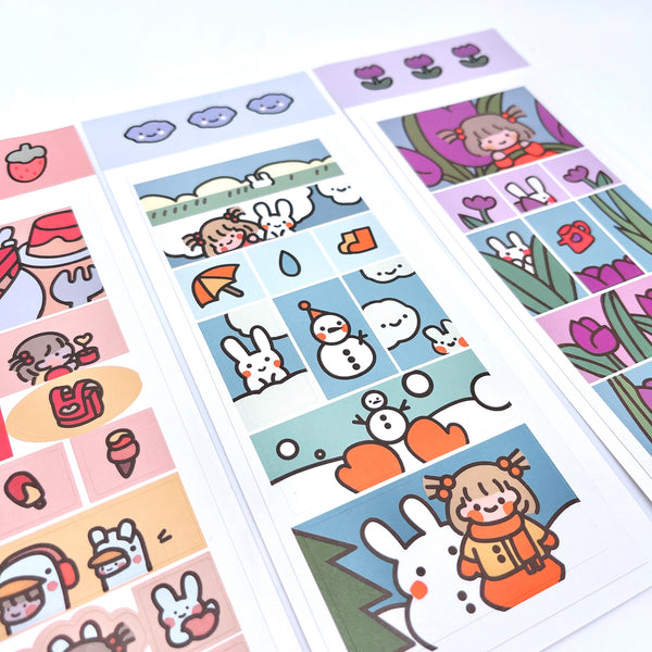 Kawaii Season Decorative Stickers