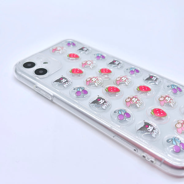 Sanrio Characters Bubble iPhone Case - 11 pm/12/12pm