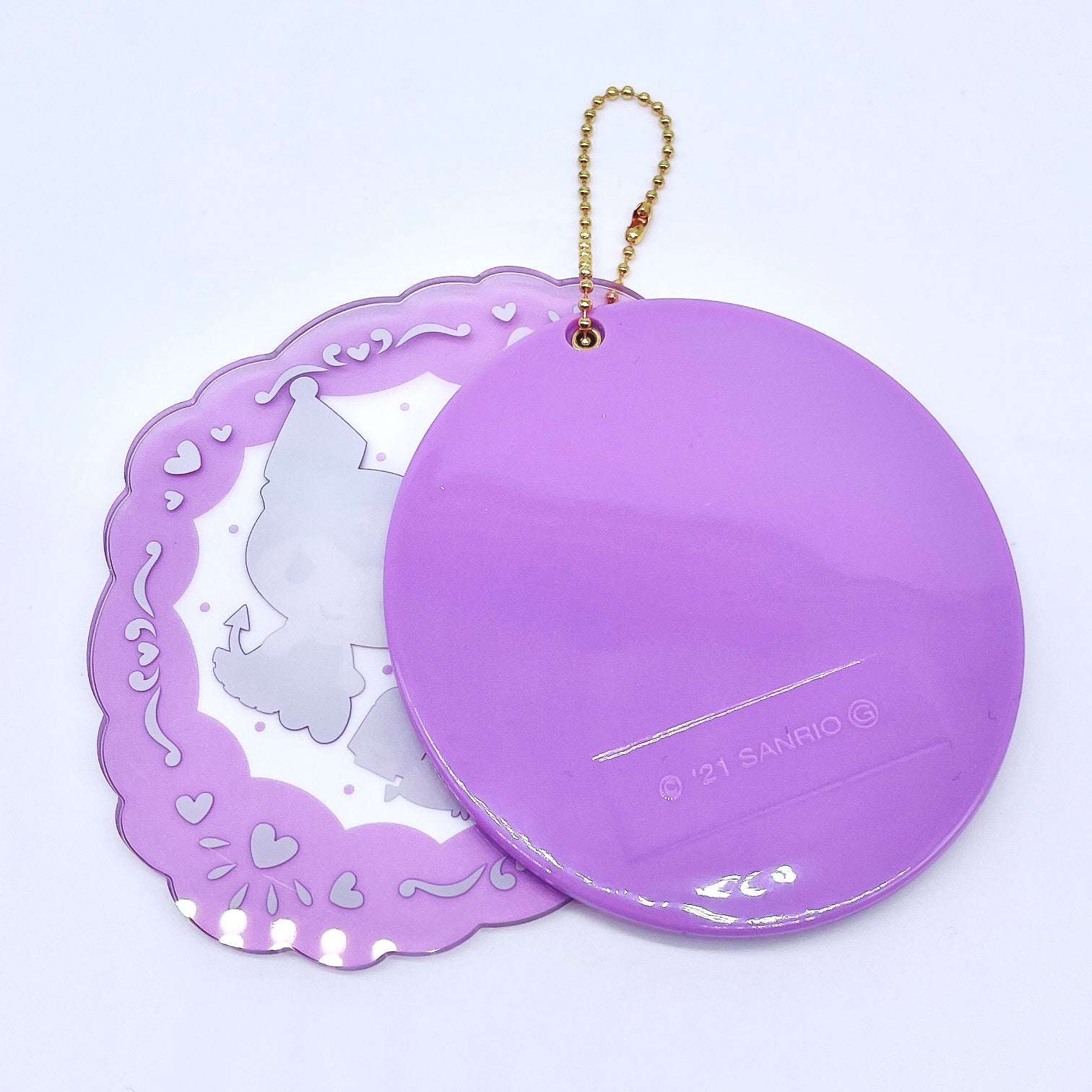 Sanrio Romantic Kuromi Mirror Keychain