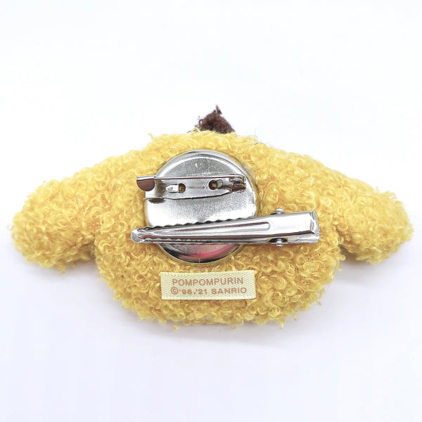 Sanrio Pompompurin Flurry Brooch Pin / Clip