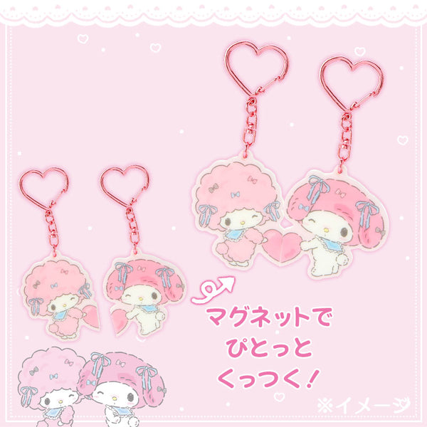 Sanrio Good Friend Pose Magnet Keychain