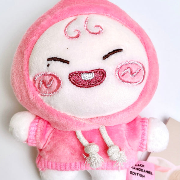 KakaoTalk A-Peach Pink Hoodie Mascot Keychain