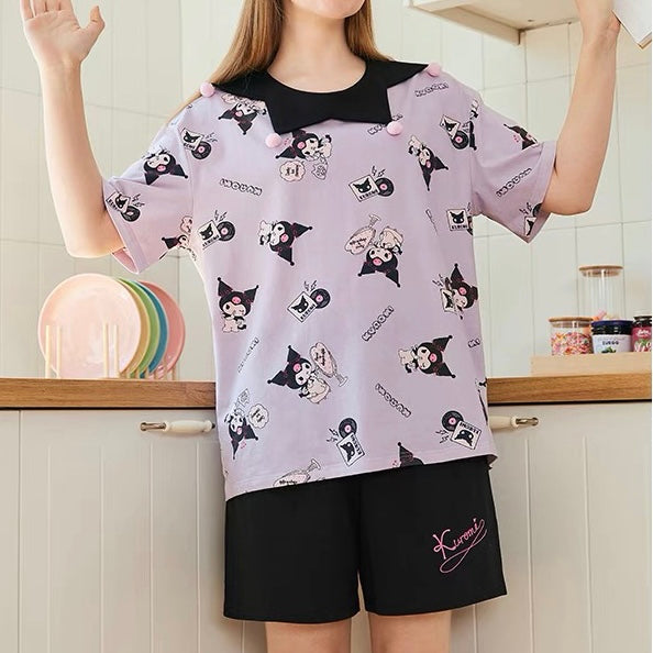 Kuromi Pajama Loungewear Set