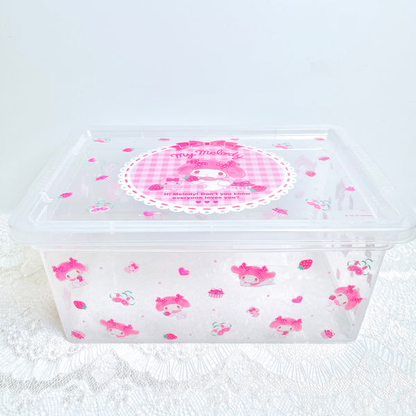 Sanrio Plastic Storage Bin with Lid