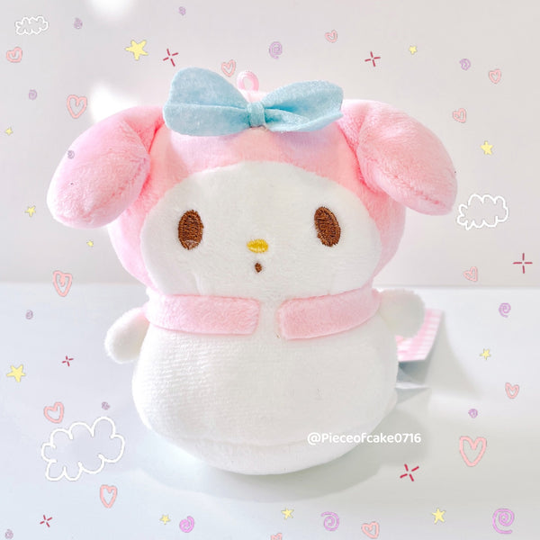 Sanrio Chubby Snowman My Melody Mascot