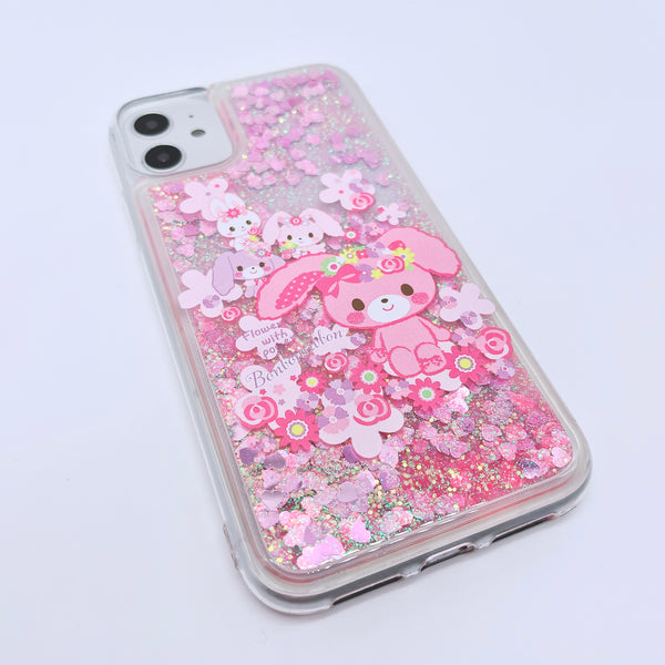 Kawaii Glitter Liquid iPhone 11 Case