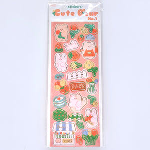 Kawaii Bear Decorative Stickers