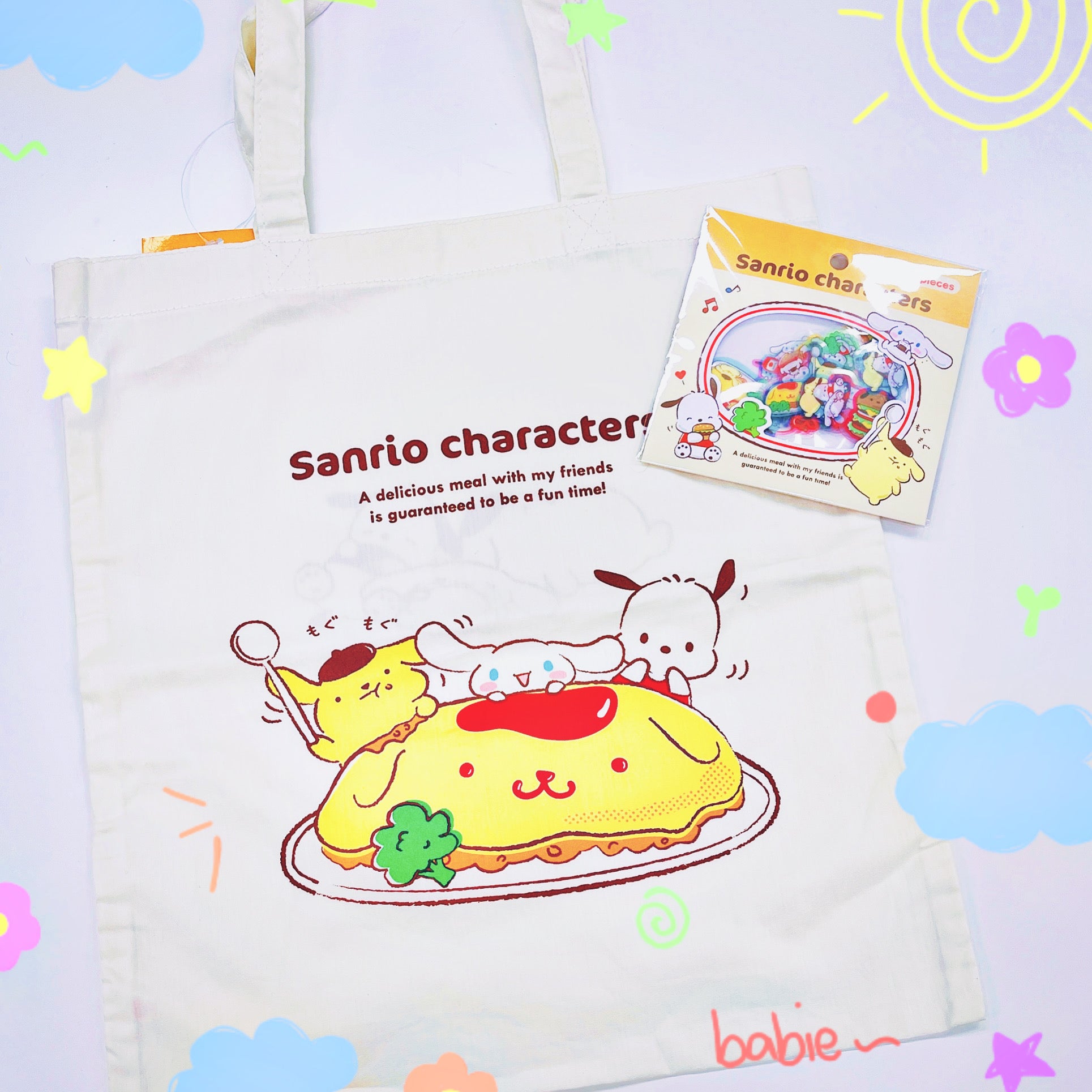 Sanrio Foodie Decorative Stickers Pack