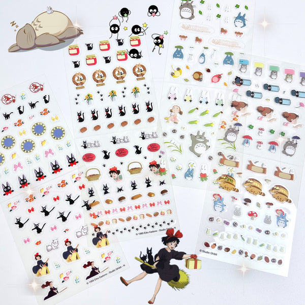 Ghibli Decorative Diary Planner Stickers