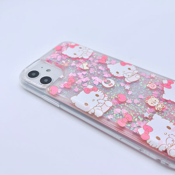 Kawaii Glitter Liquid iPhone Case - 11 Pro