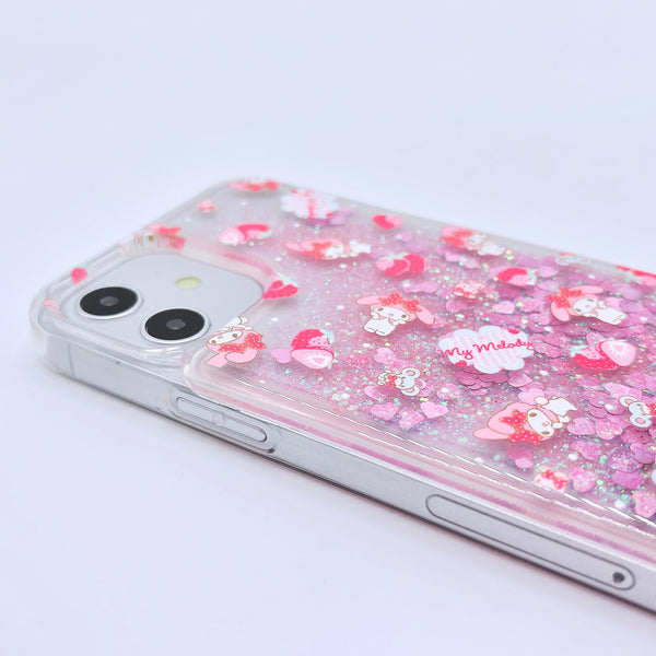 Kawaii Glitter Liquid iPhone Case - 12 Pro