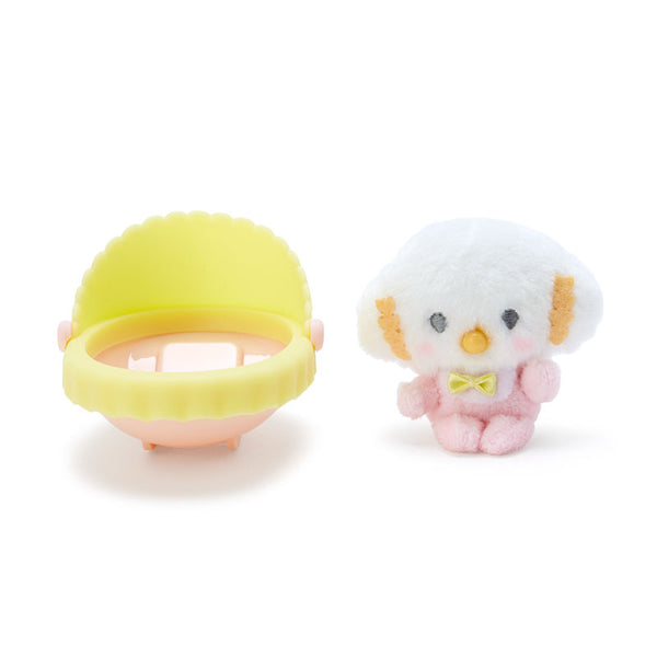 Sanrio Pastel Baby in Bassinet Mascot