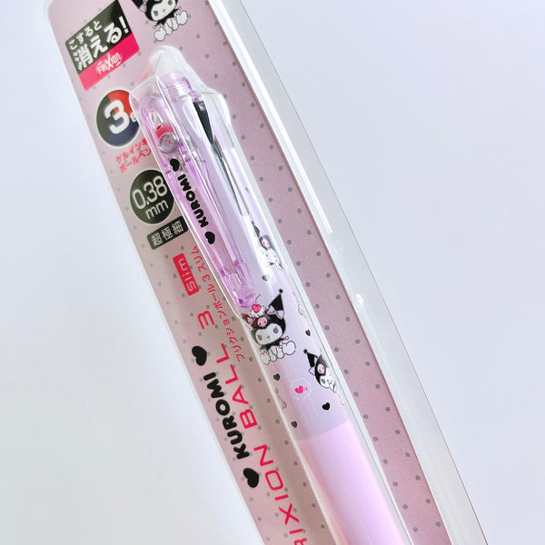 Sanrio Erasable Clip-On 3 color Pen