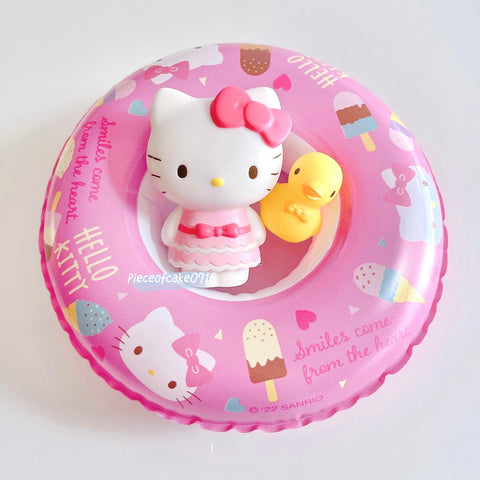 Sanrio Hello Kitty Summer Swim Ring Figure Toy