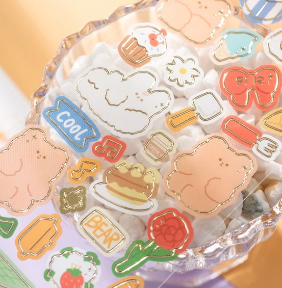 Kawaii Bear Decorative Stickers