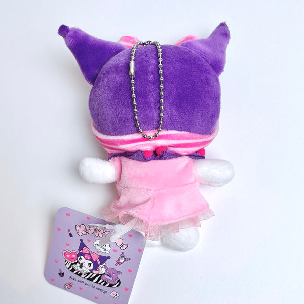 Sanrio Heart Cheek Kuromi Mascot