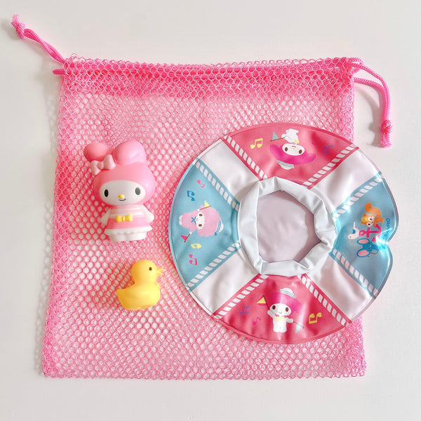 Sanrio My Melody Summer Swim Ring Figure Toy