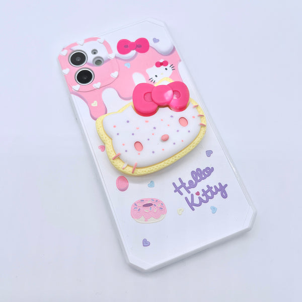 Kawaii Protective iPhone Case + Pop Grip - 12/ 12 Pro