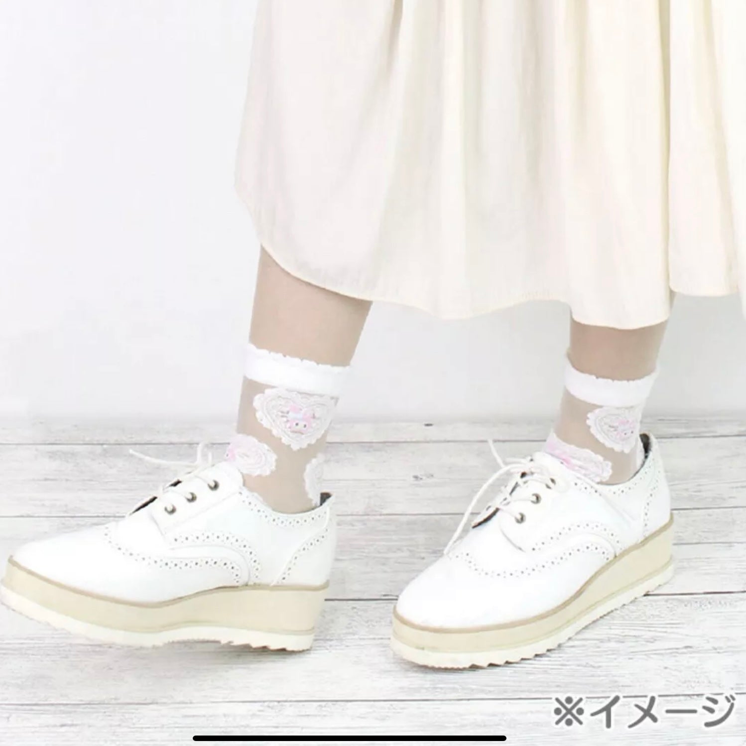 Sanrio Characters Sheer Sock