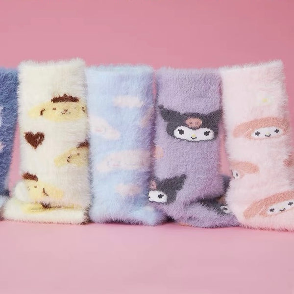 Sanrio Characters Fuzzy Sock