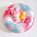 Sanrio My Melody Summer Swim Ring Figure Toy