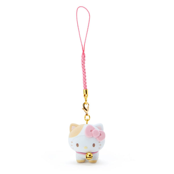 Sanrio Fuzzy Lucky Cat Netsuke Charm