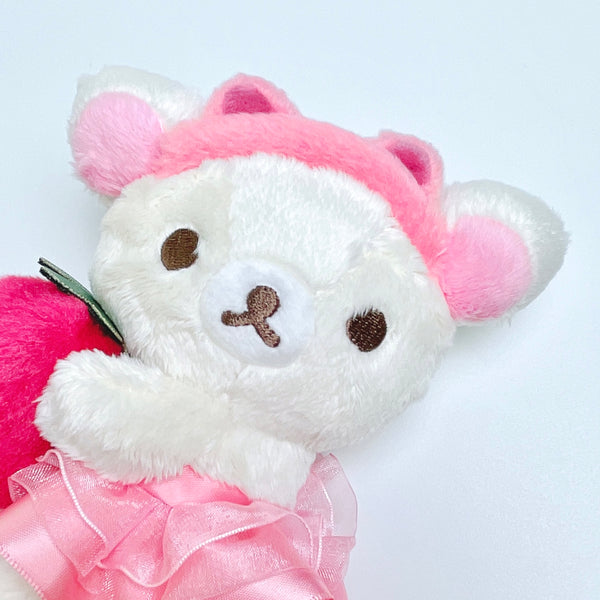 San-X Strawberry Kitten Korliakkuma Mascot Keychain